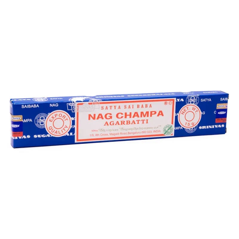 Nag Champa Räucherstäbchen.