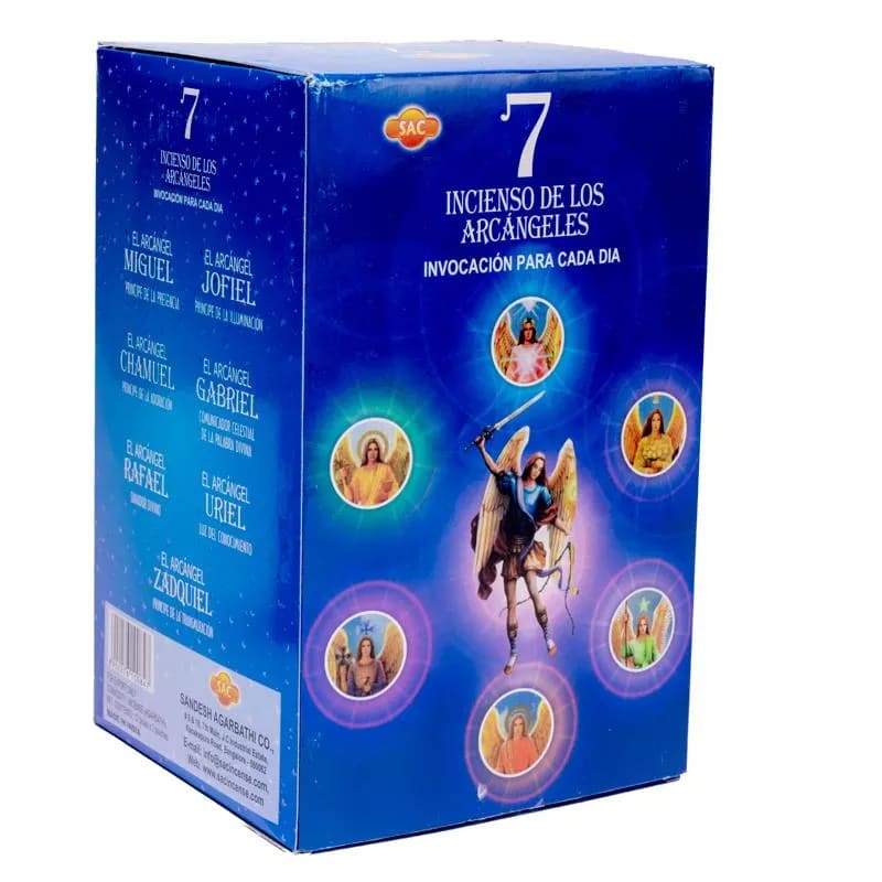 Eine Schachtel mit sieben Engeln.