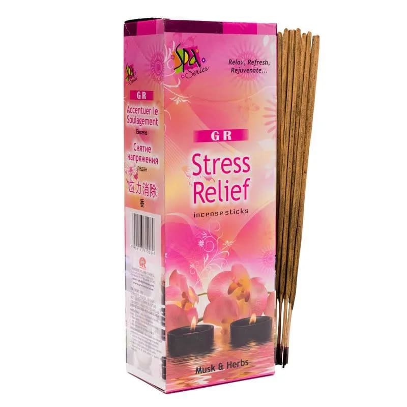 Räucherstäbchen zum Stressabbau.