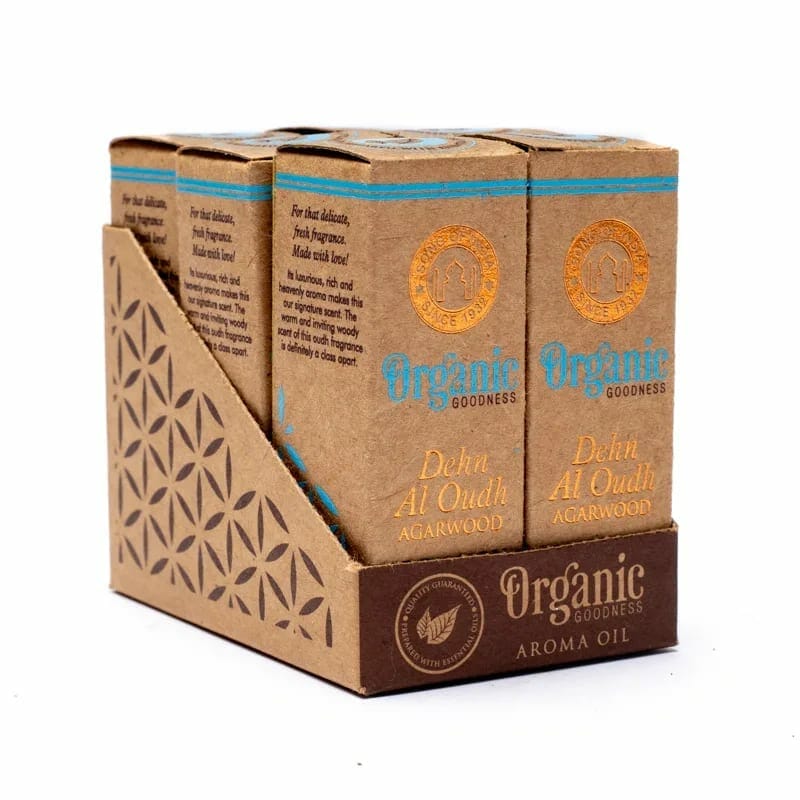 Eine Schachtel Bio-Seifen in einem Karton auf weißem Hintergrund.