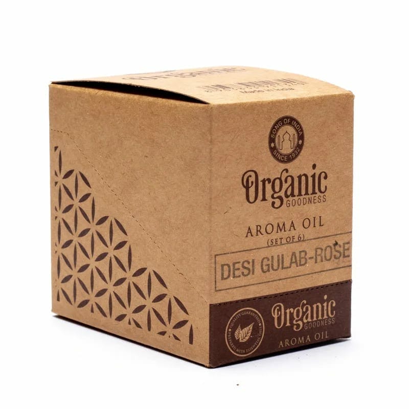 Eine Schachtel mit einem Etikett mit der Aufschrift „Bio-Aromaöl“.