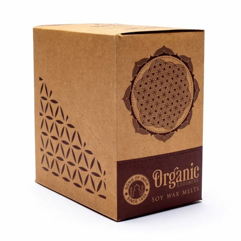 Eine braune Schachtel mit der Aufschrift „Bio“ darauf.