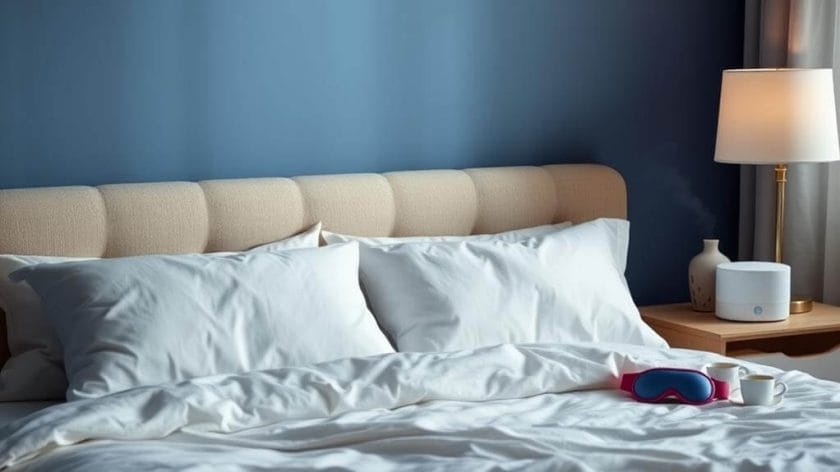 entspannte schlafstrategie durch aromatherapie