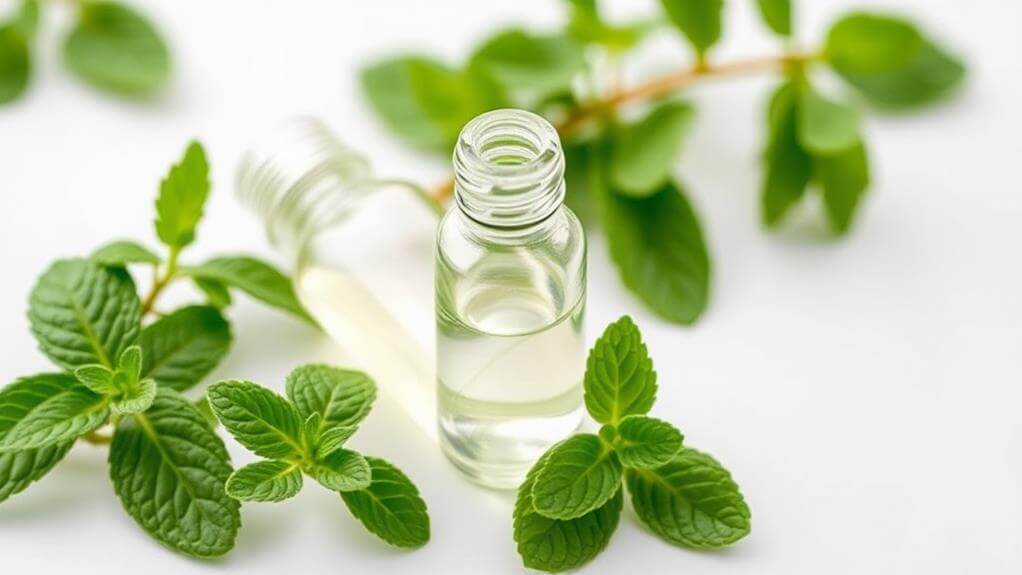 mint oil in german